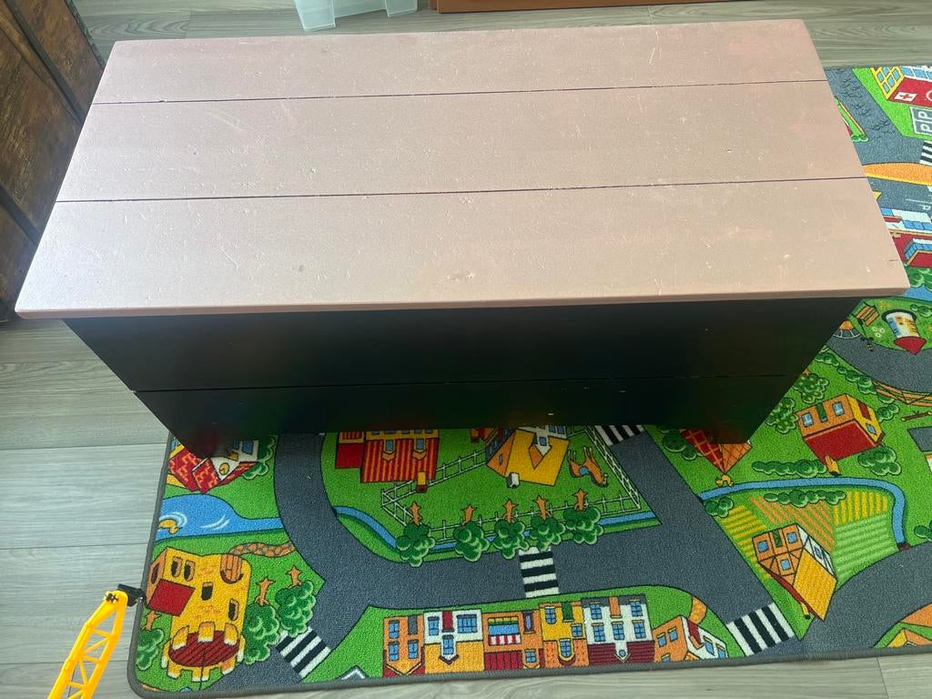 Mooie zware houten kist, Ophalen, Gebruikt, 50 tot 100 cm, 50 tot 75 cm