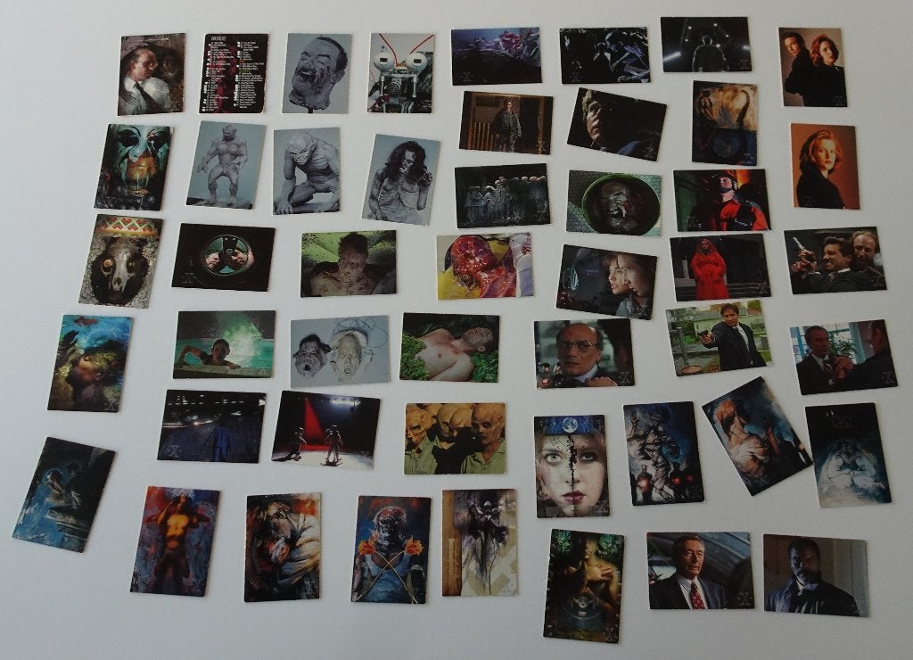 47 x The X-Files Seizoen 3 - Topps Trading Cards uit 1996, Ophalen, Zo goed als nieuw, Meerdere plaatjes