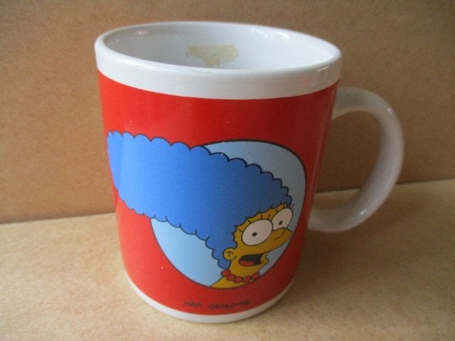 adv11211 simpsons beker 3, Ophalen, Overige figuren, Gebruikt, Overige typen