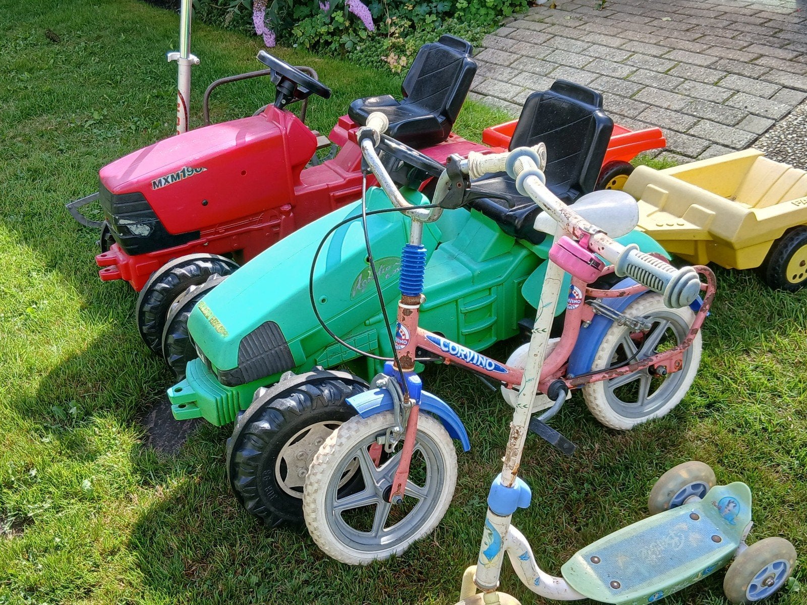 Te koop kinderspeelgoed, Ophalen