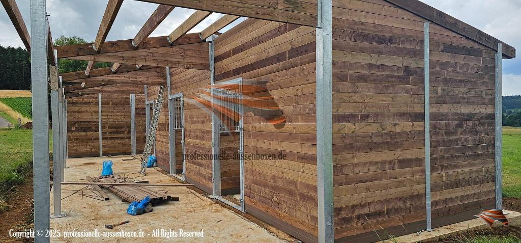Paardenstallen bouwen & Buitenboxen - staalbouw, Weidegang