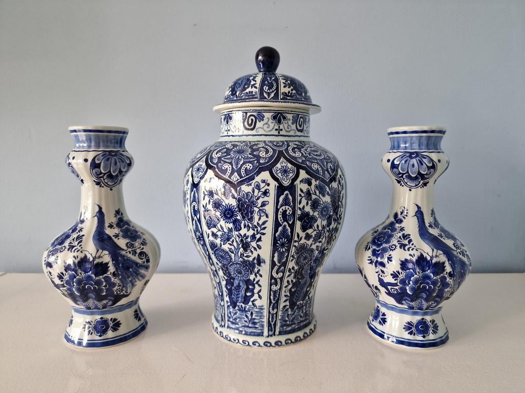 Prachtig Delfts Blauw Kaststel - Handwerk, Ophalen of Verzenden