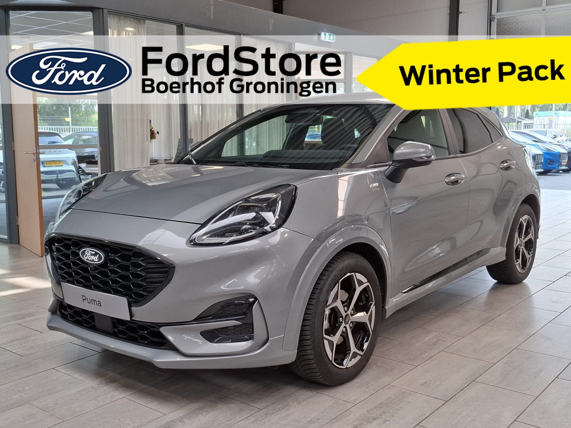 Ford Puma EcoBoost Hybrid 125pk ST-Line | Winterpack | Cruis, Auto's, Ford, 12 maanden, Bedrijf, Hybride Elektrisch/Benzine, 3 cilinders