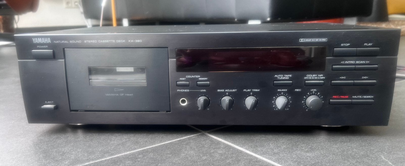 Cassettedeck Yamaha KX-380, Audio, Tv en Foto, Cassettedecks, Ophalen, Enkel, Overige merken
