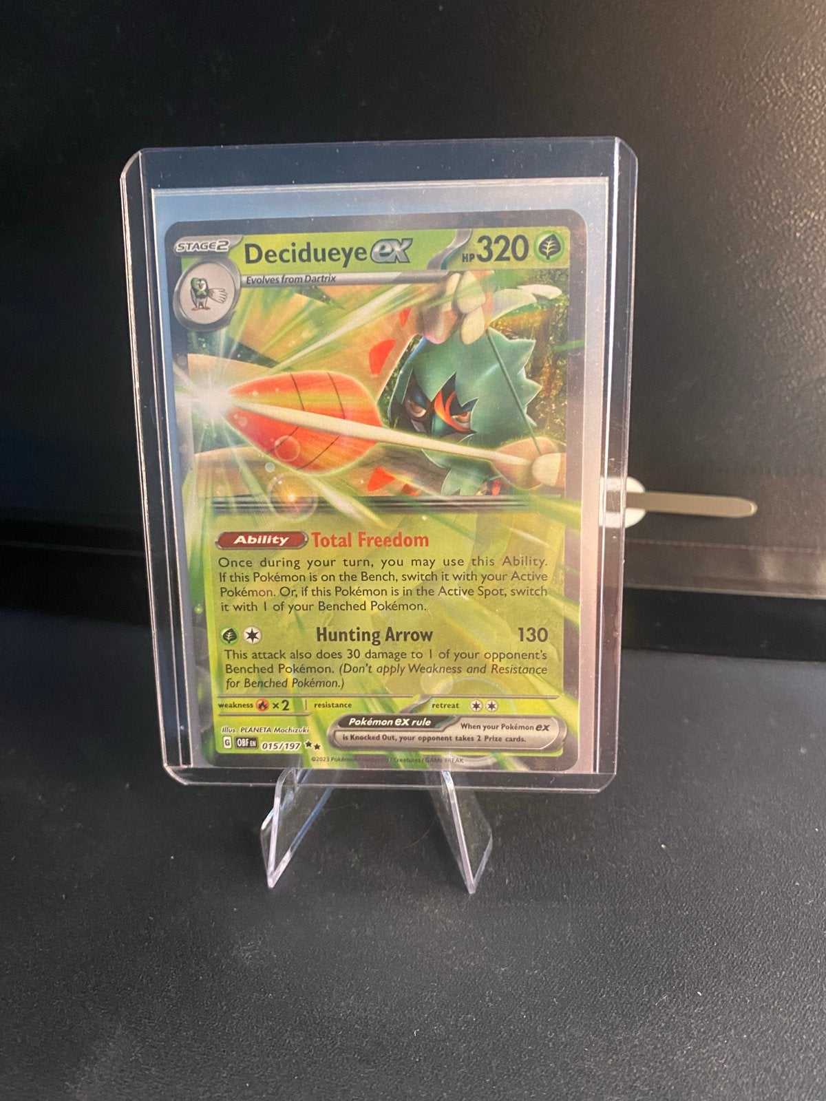 Decidueye ex 320 HP 015/197, Ophalen of Verzenden, Zo goed als nieuw, Losse kaart
