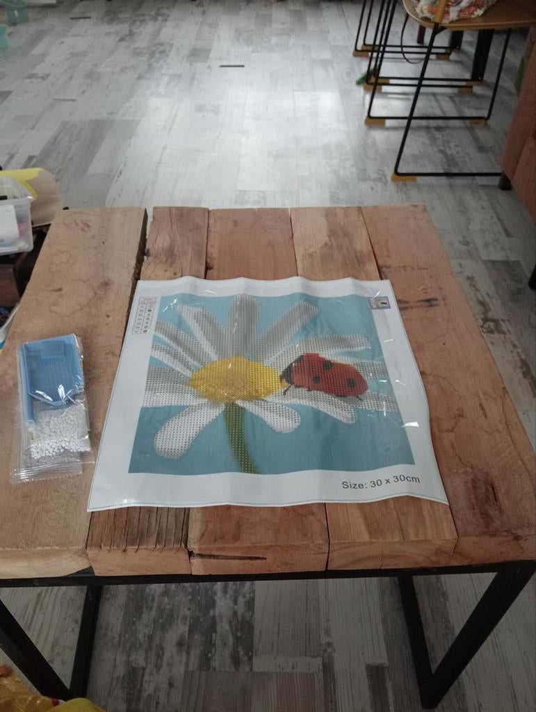 Diamond Painting bloem, Ophalen of Verzenden, Nieuw, Knutselwerk