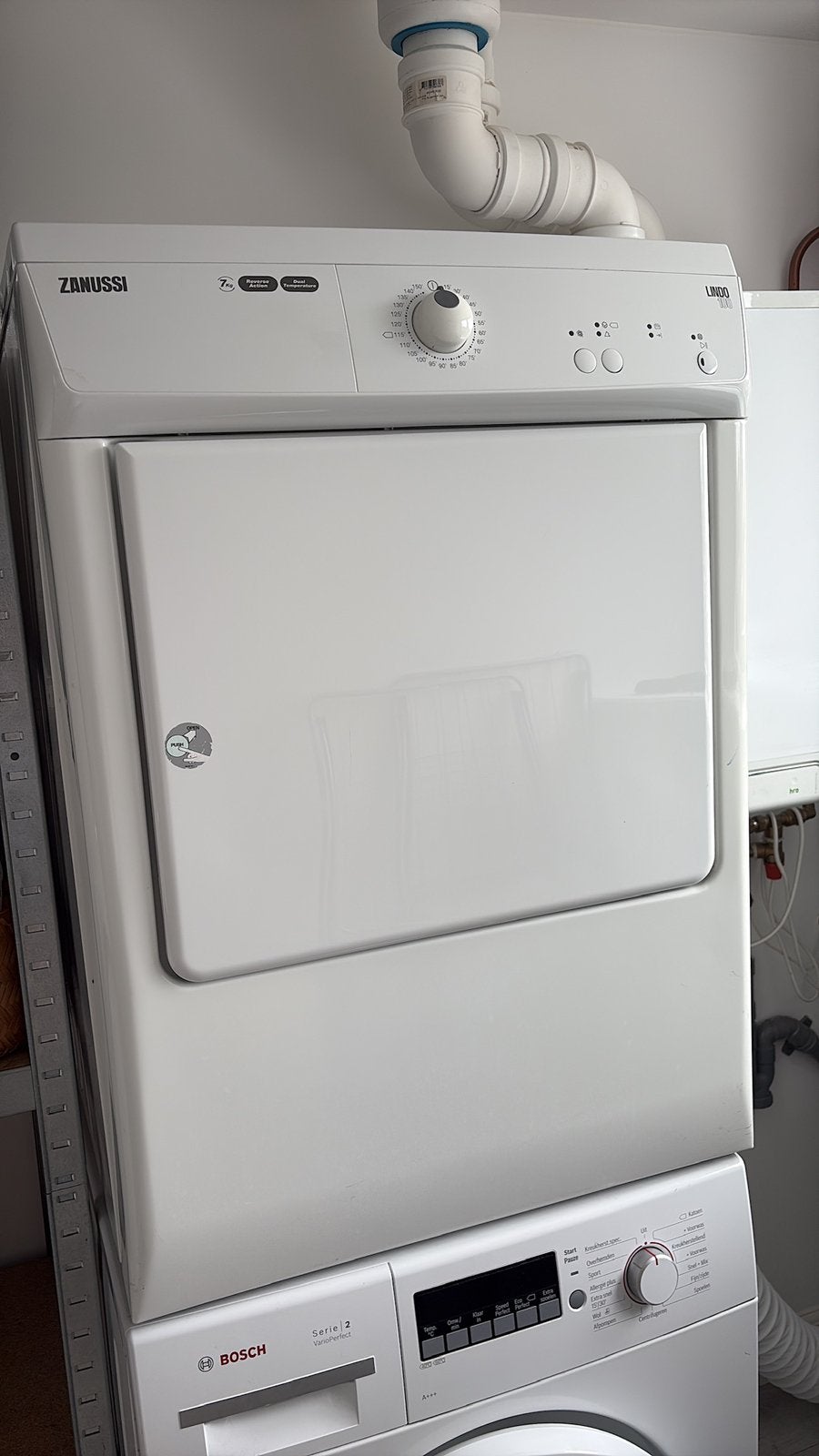 Zanussi Lindo 100 droger luchtafvoer