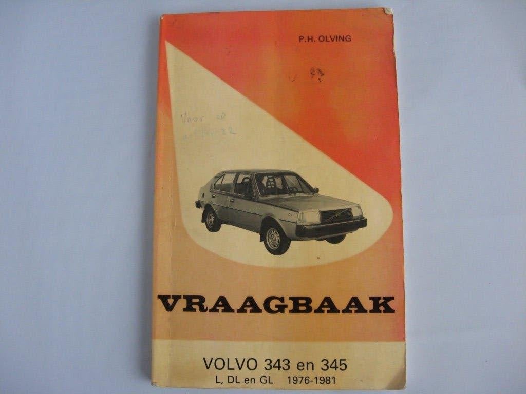 VOLVO 343 345 vraagbaak  P.H.OLVING, Ophalen of Verzenden