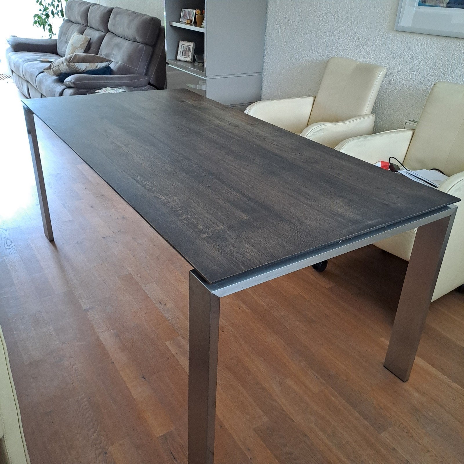 Eettafel. 180 x 90 cm., Huis en Inrichting, Tafels | Eettafels, Ophalen, Rechthoekig, 150 tot 200 cm, 50 tot 100 cm