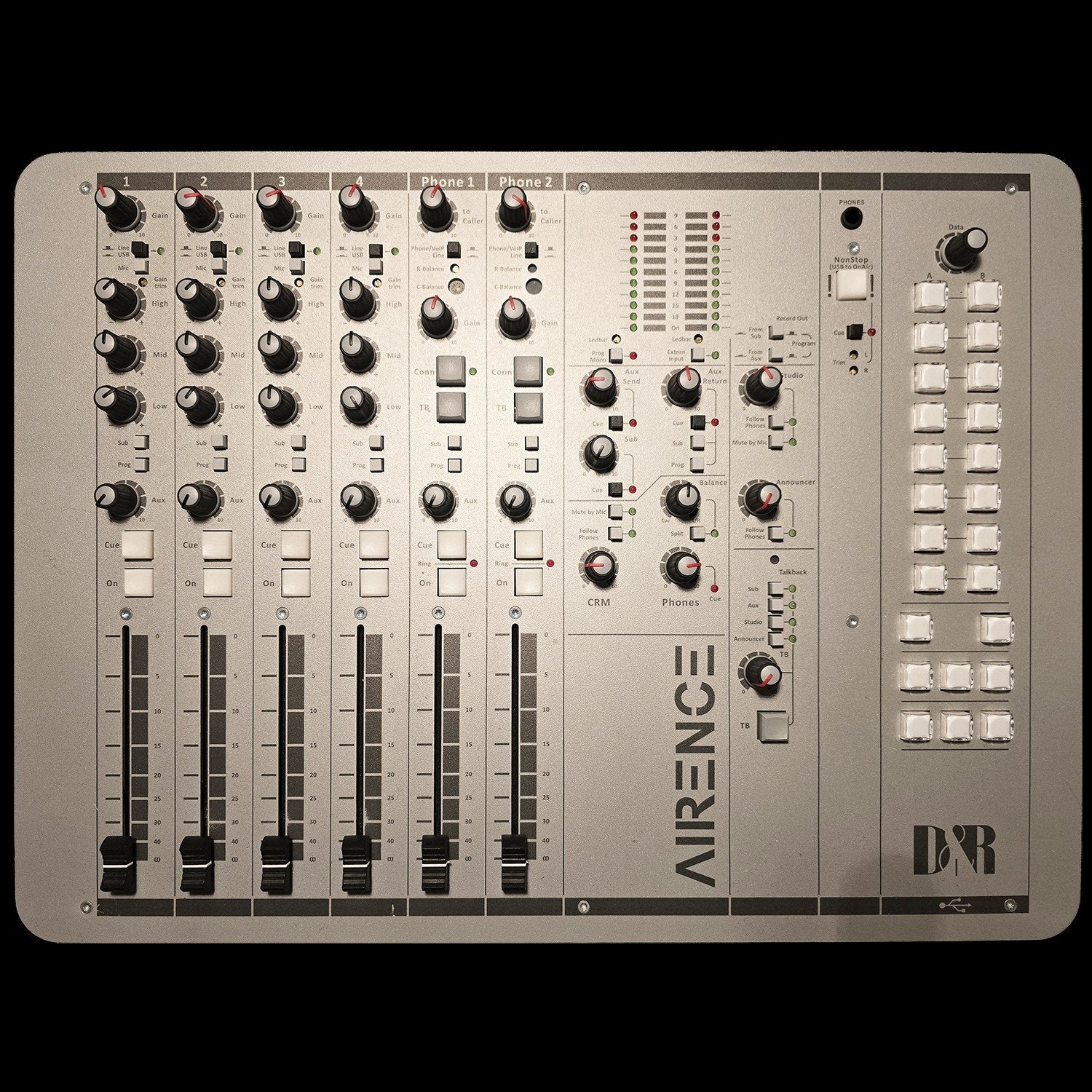 D&R Airence mengpaneel - Professionele audiomixer, Ophalen of Verzenden, Zo goed als nieuw, 5 tot 10 kanalen