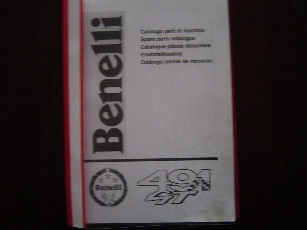 BENELLI 491 GT parts catalogue ersatzteilkatalog scooter, Ophalen of Verzenden, Gebruikt