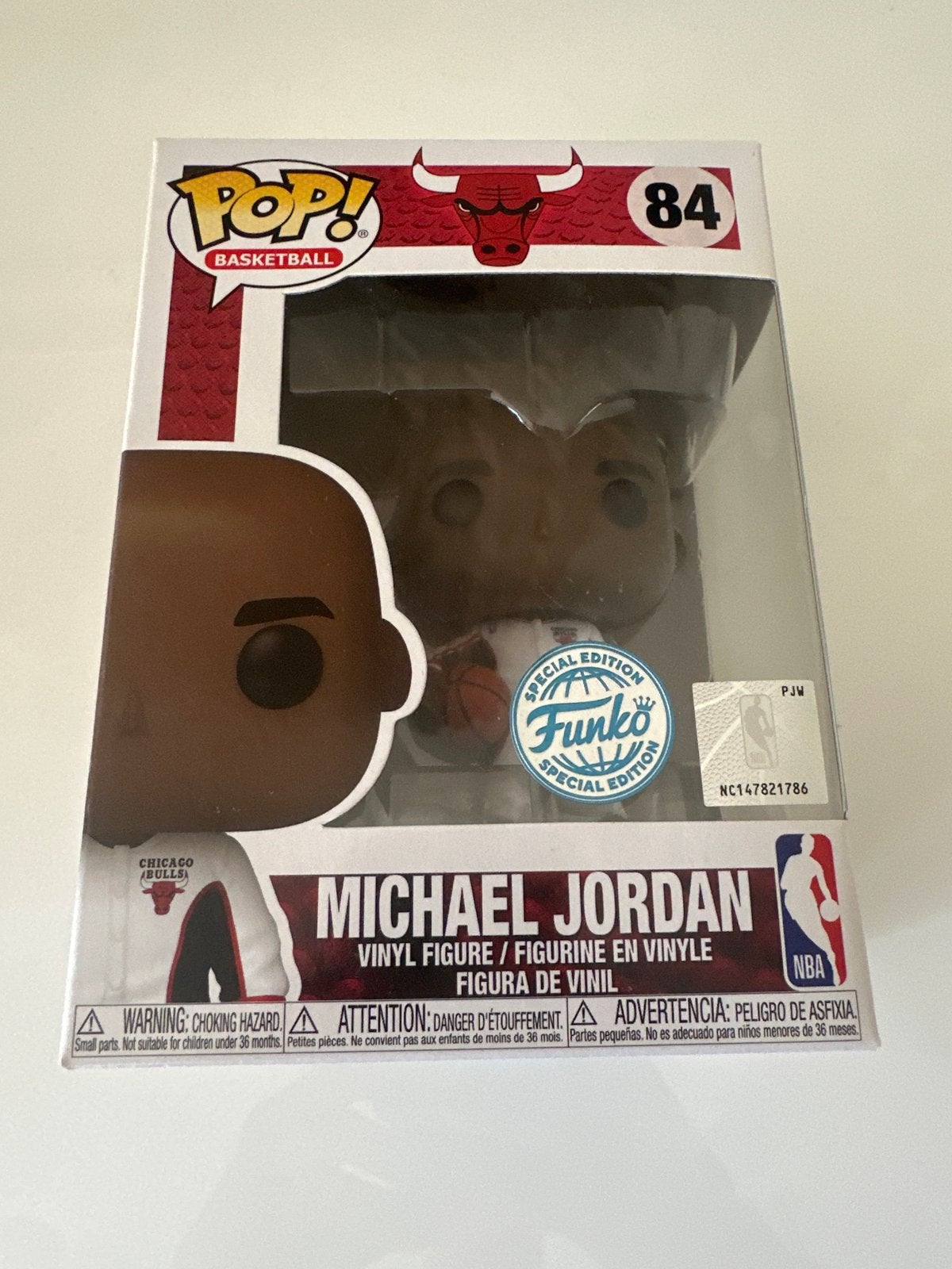 Funko Pop! Michael Jordan Chicago Bulls NBA #84 Special Edit, Ophalen of Verzenden, Nieuw