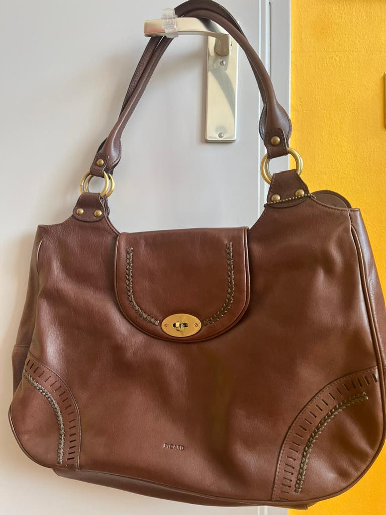 Picard nieuw tas, Sieraden, Tassen en Uiterlijk, Tassen | Damestassen, Ophalen of Verzenden, Zo goed als nieuw, Bruin, Shopper