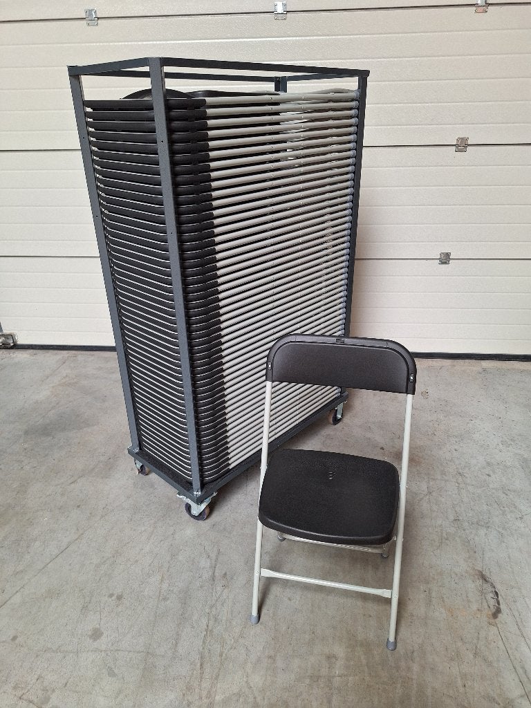 te koop nieuwe klapstoelen in transportkar actieprijs, Ophalen of Verzenden, Nieuw, Verjaardag