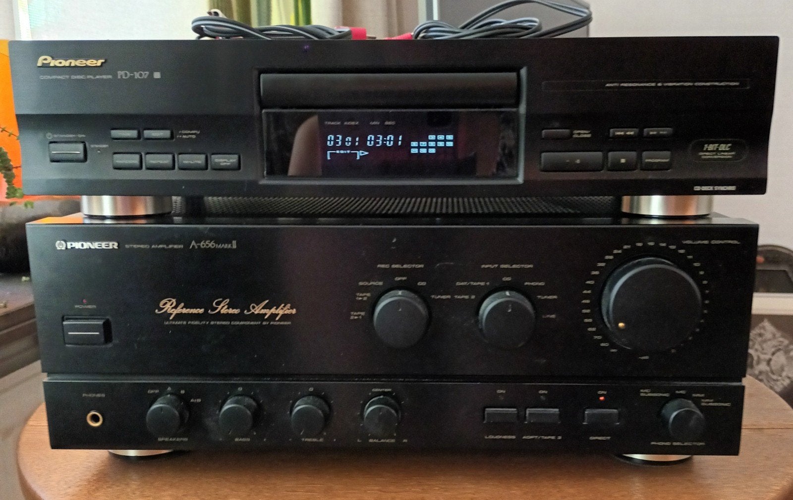pioneer A-656markII en pioneer CD player PD -107, Ophalen, Zo goed als nieuw, Pioneer