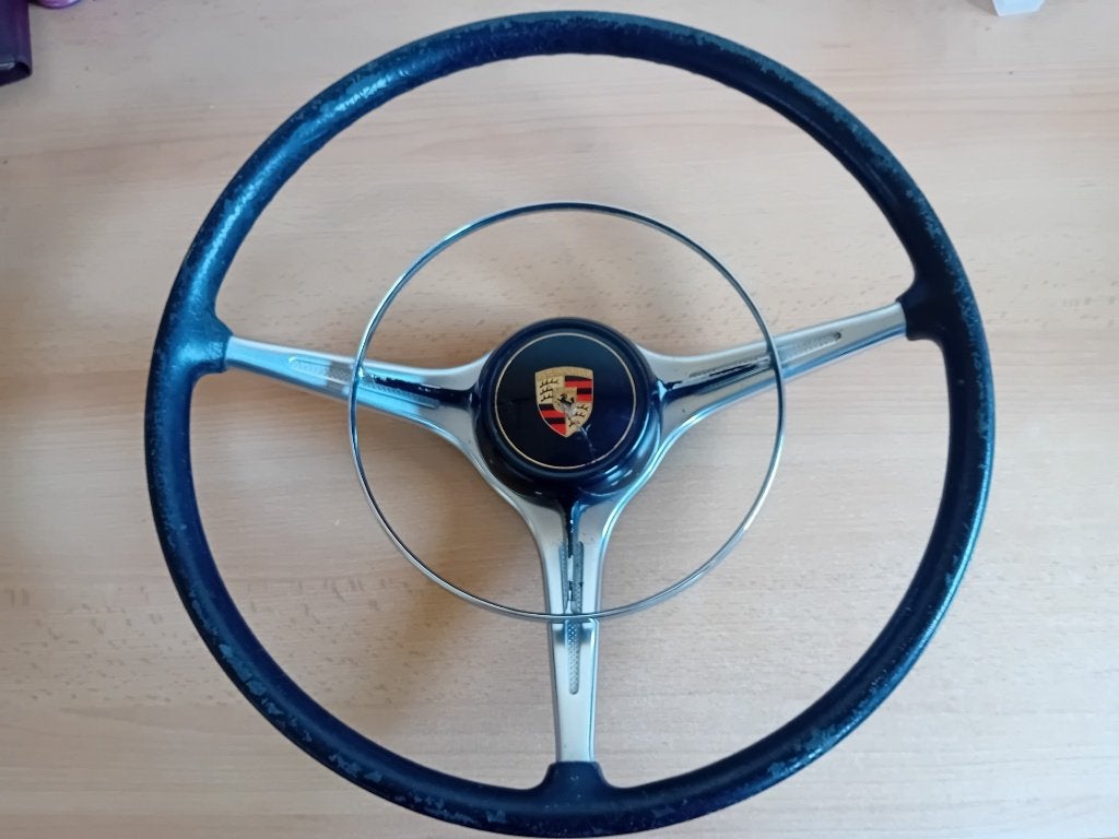Porsche 356 Stuurwiel met horn ring., Auto-onderdelen, Ophalen of Verzenden, Gebruikt, Porsche