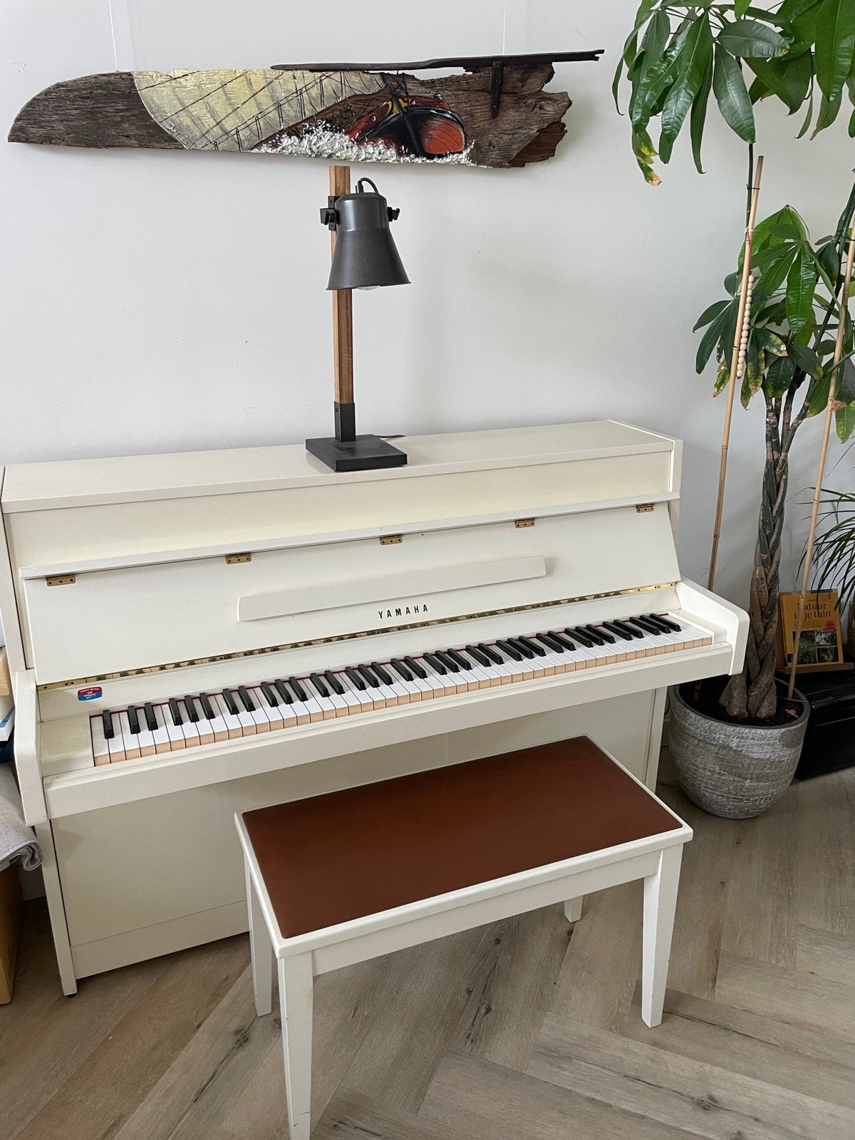 Yamaha Buffetpiano (Japan), Ophalen, Zo goed als nieuw, Wit