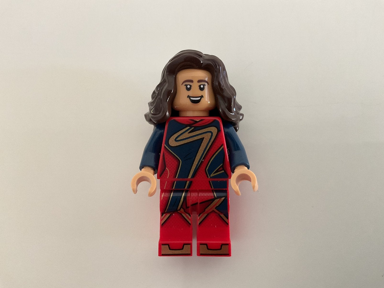 LEGO Super Heroes - minifiguur - sh0913 - Ms. Marvel, Minecraft, Lego, Ophalen of Verzenden, Zo goed als nieuw