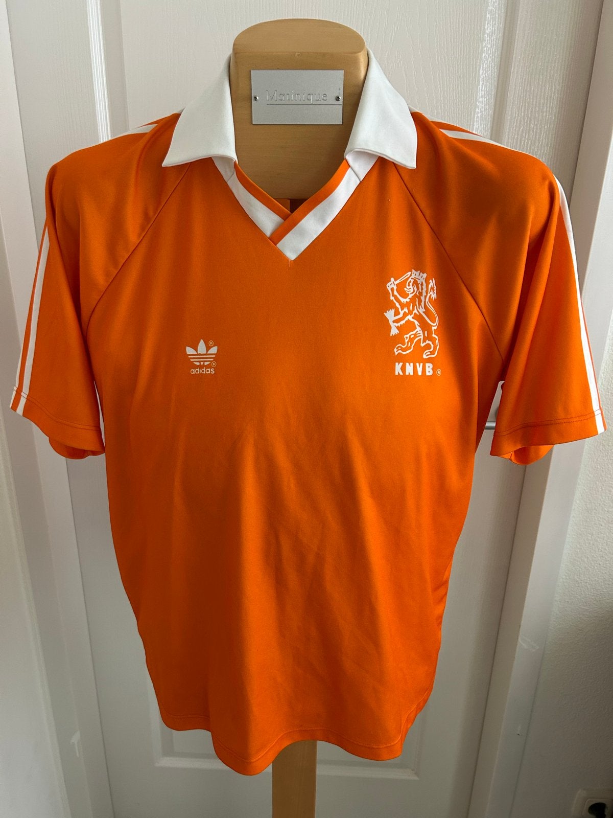 Vintage Adidas KNVB Oranje Voetbalshirt Maat S WK AKTIE!!!, Ophalen of Verzenden, Zo goed als nieuw, Maat 46 (S) of kleiner, Oranje