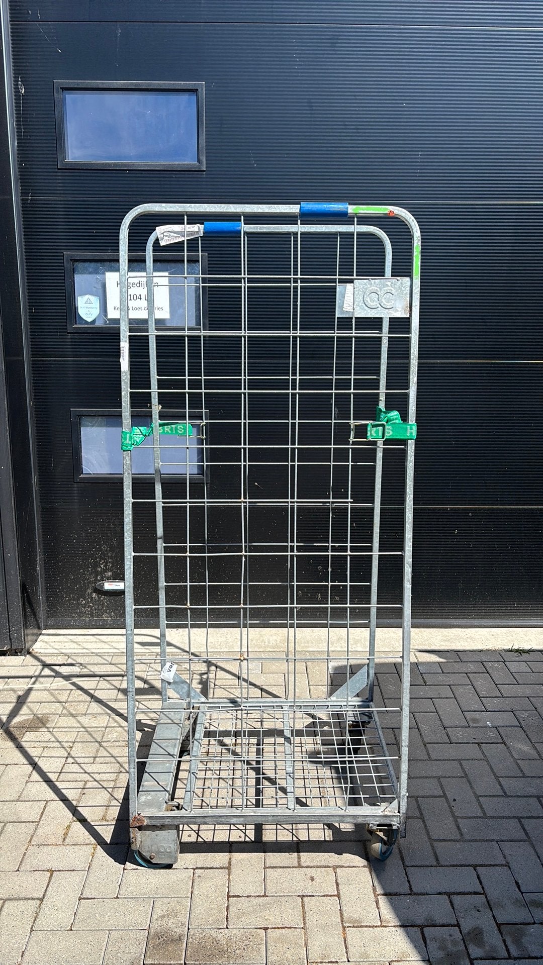 Rolcontainers, Ophalen, Gebruikt, Transportkar