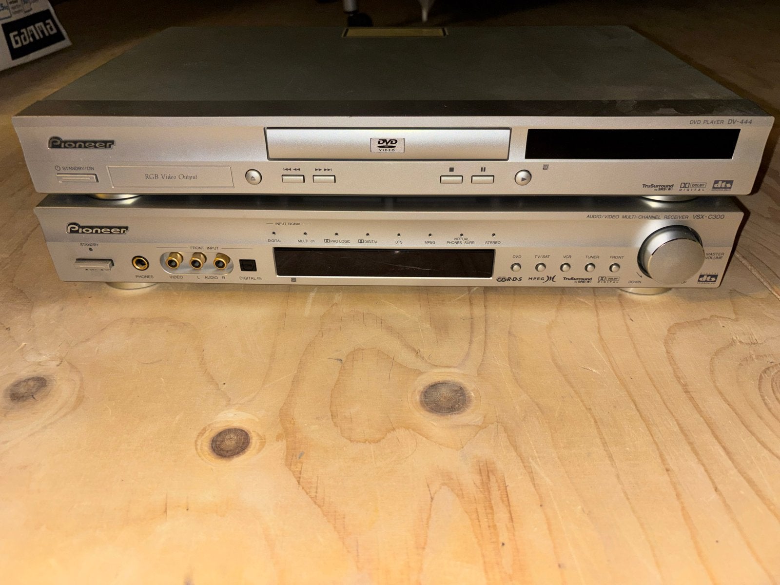 Pioneer Home Cinema Set - DVD-speler, Receiver, 5.1 Speakers, Gebruikt, 70 watt of meer, Ophalen of Verzenden, Pioneer