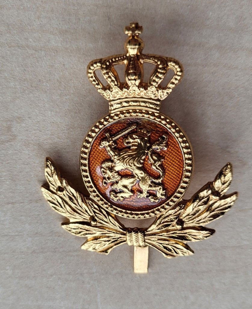 KL Landmacht Pet embleem oranje, Niet vindbaar, Niet vindbaar, Nederland, Embleem of Badge