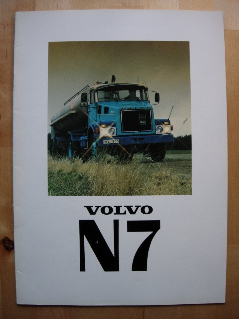 Volvo N7 Brochure 1976 – Torpedo Neus, Volvo, Zo goed als nieuw, Volvo, Ophalen of Verzenden
