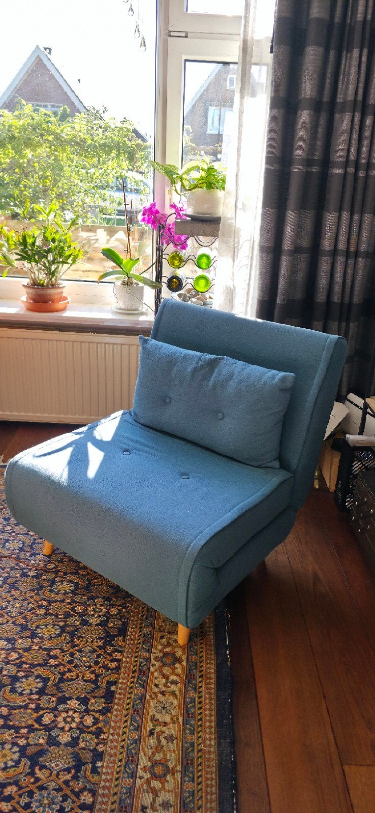 Made Haru single sofa / slaapbank, Ophalen, Zo goed als nieuw, Overige maten, Twijfelaar