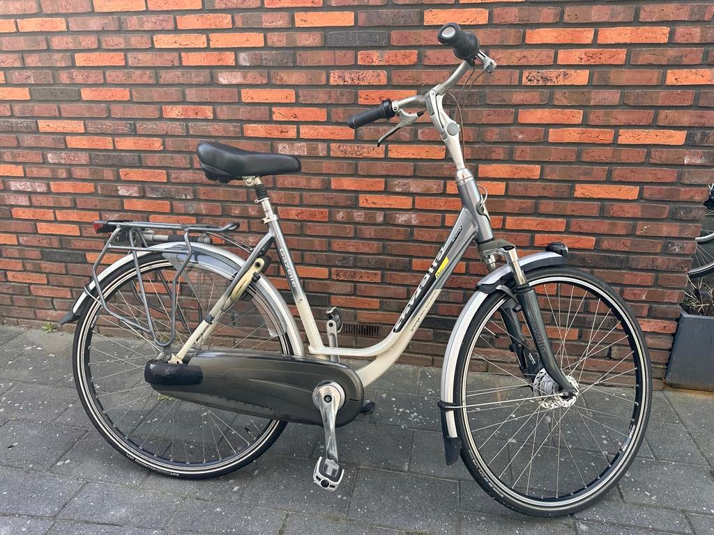Gazelle D53 damesfiets met 7 versnellingen, Fietsen en Brommers, Fietsen | Dames | Damesfietsen, Ophalen, Terugtraprem, Versnellingen