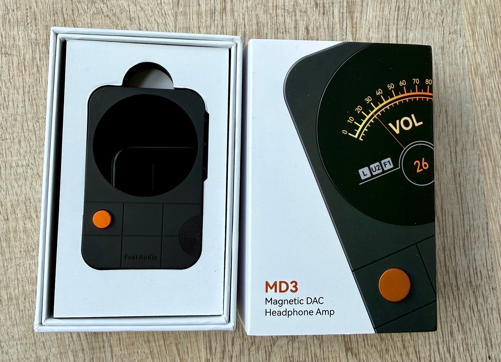 Fosi Audio MD3 portable DAC iPhone hoofdtelefoon versterker, Ophalen of Verzenden, Zo goed als nieuw