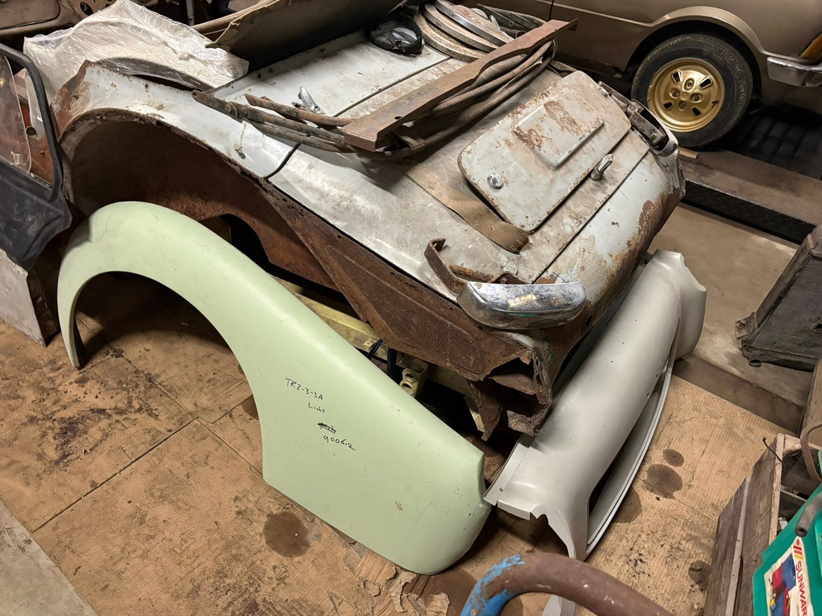 Triumph TR2 small mouth 1955 project!, foto 4