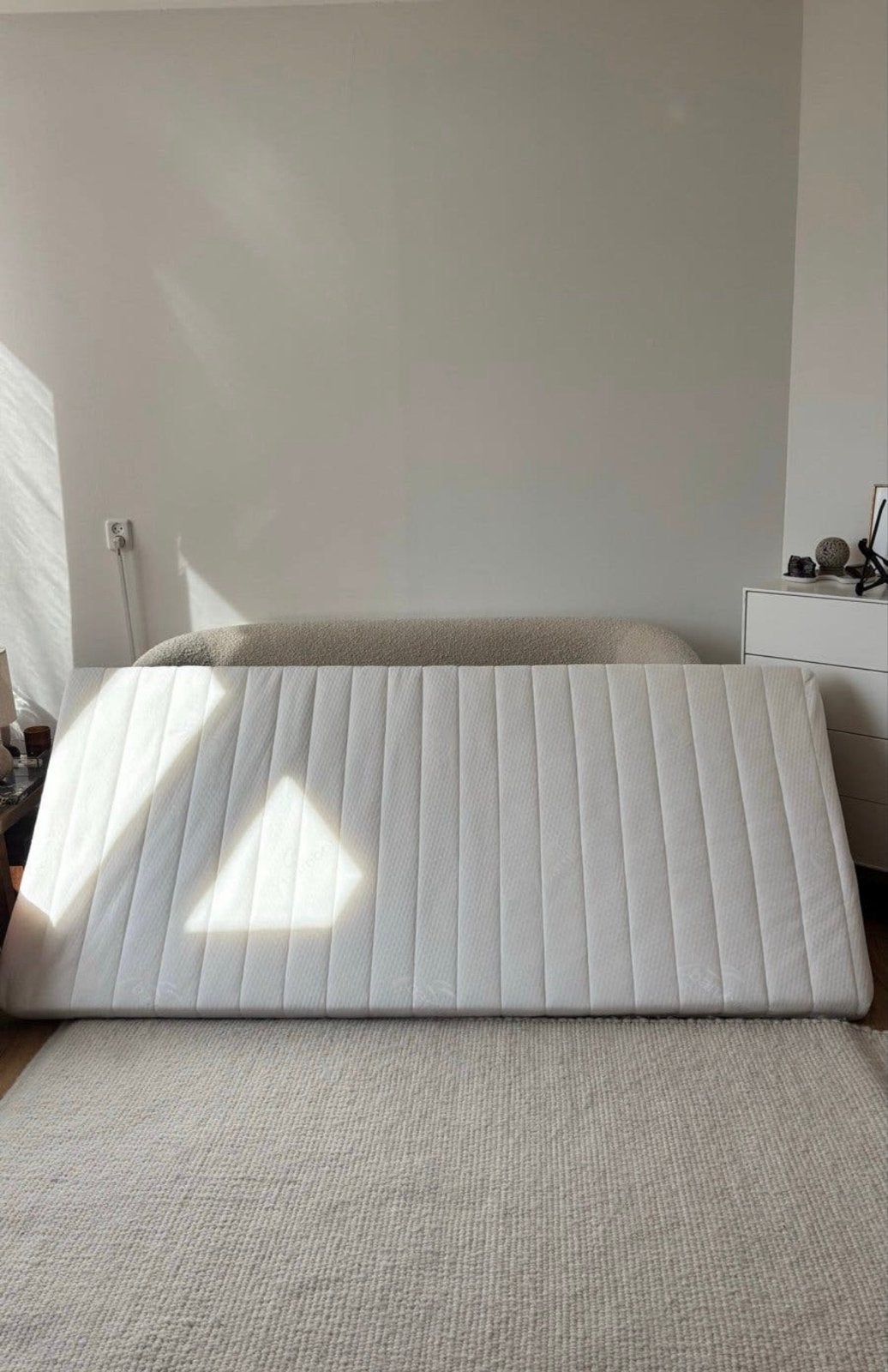 Bamboo matras 90x200 cm, Huis en Inrichting, Slaapkamer | Matrassen en Bedbodems, Ophalen, 90 cm, Eenpersoons, Zo goed als nieuw