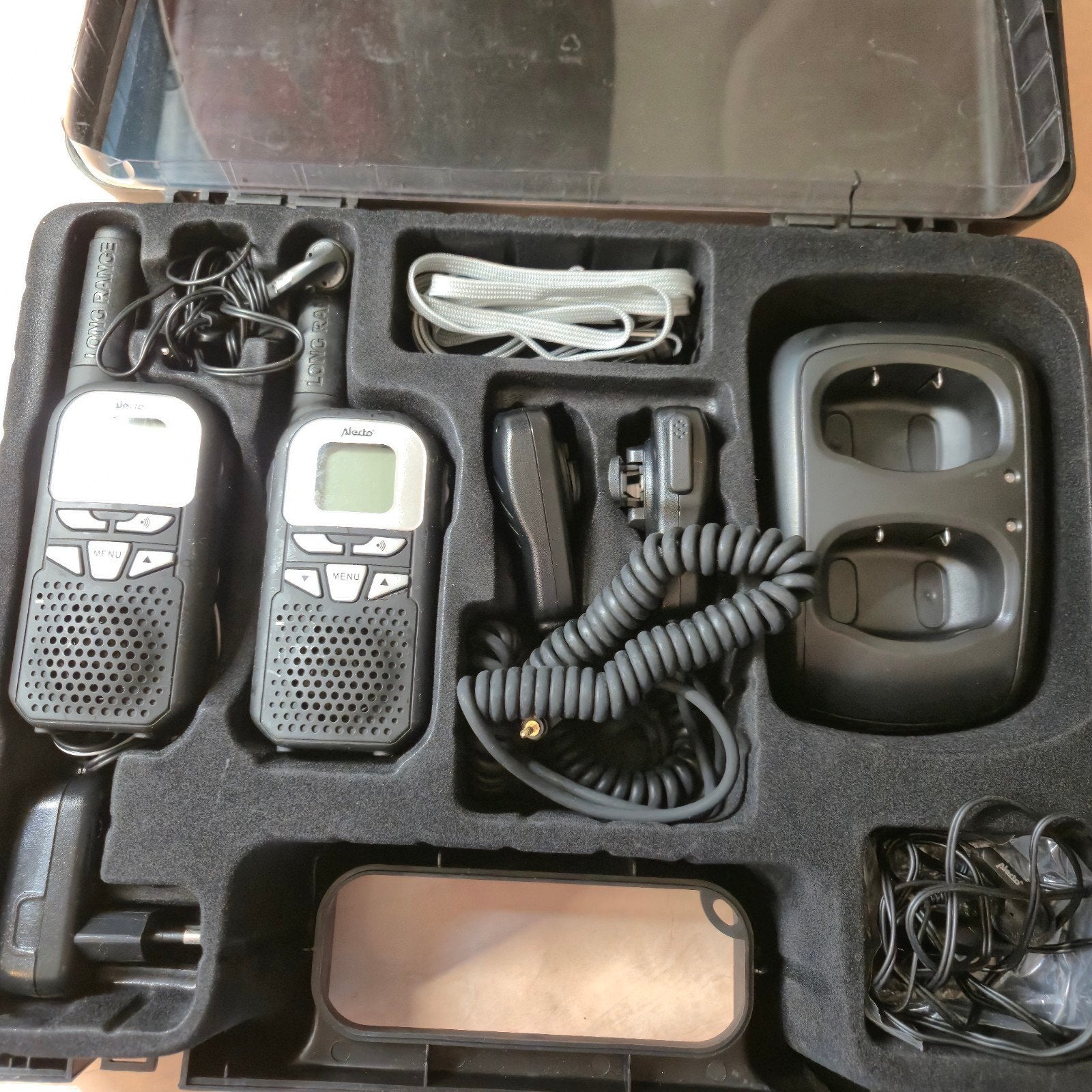 Alecto FR-76 Professionele Portofoon Twinset met Oplader, Ophalen of Verzenden