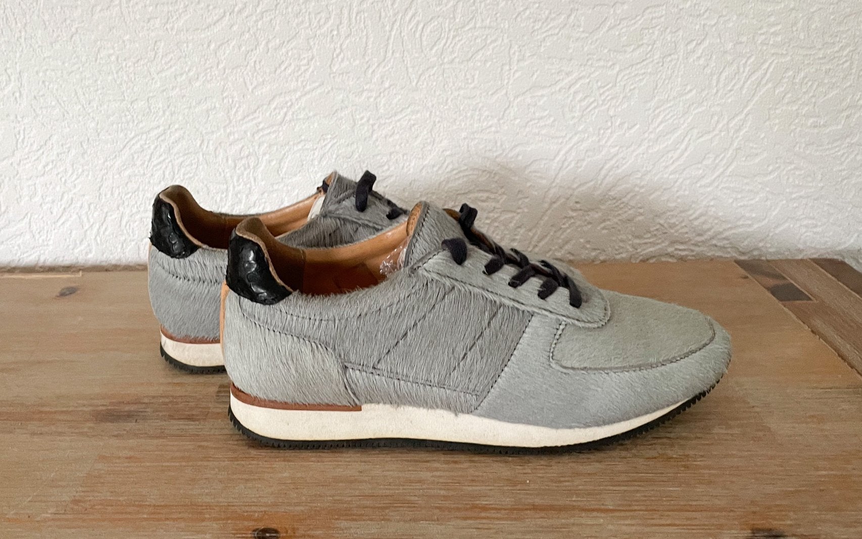 Fred de la Bretonniere grijze echt haar schoenen 38, Ophalen of Verzenden, Grijs, Sneakers of Gympen, Zo goed als nieuw