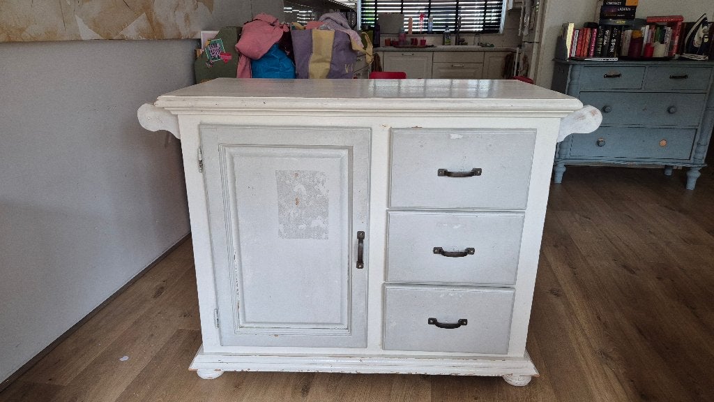 Brocante commode, Ophalen, Gebruikt, 50 tot 70 cm, 100 cm of meer
