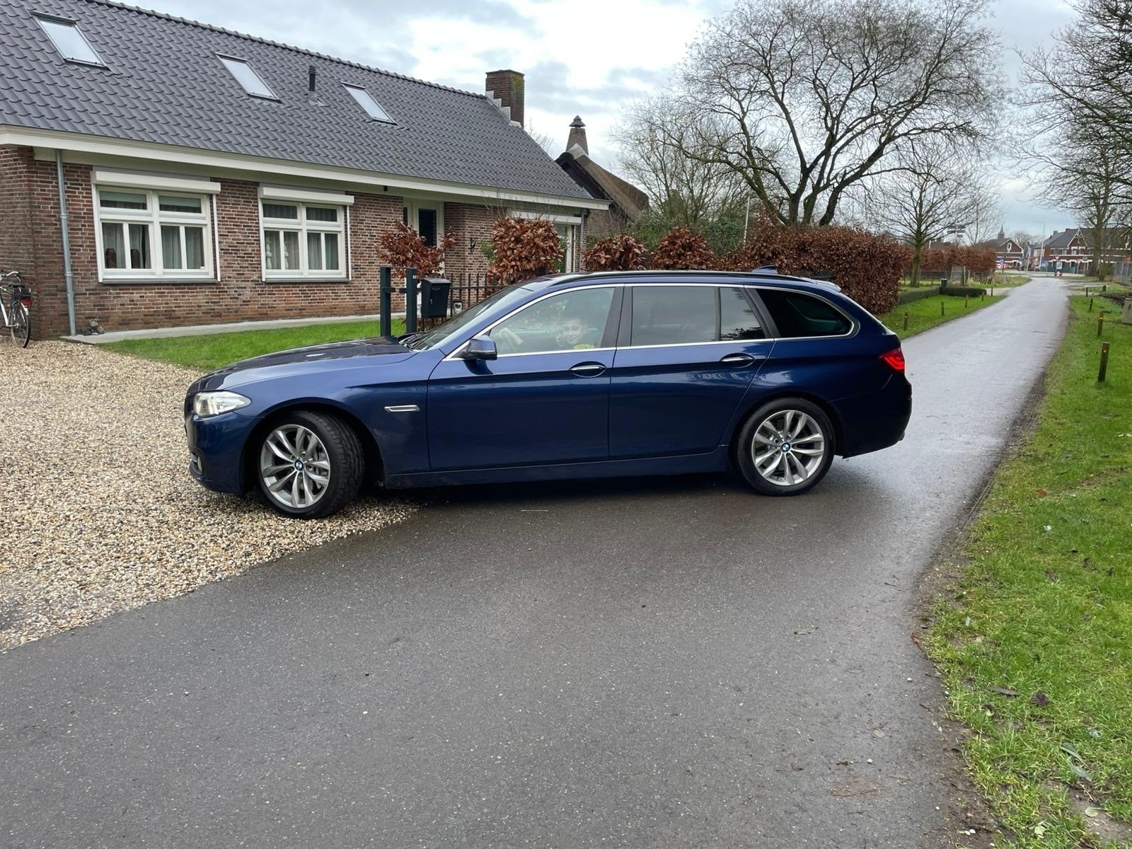 BMW 5-Serie 530d Xdrive 258pk Aut. 2015 Blauw, Automaat, 2993 cc, Blauw, 226 €/maand