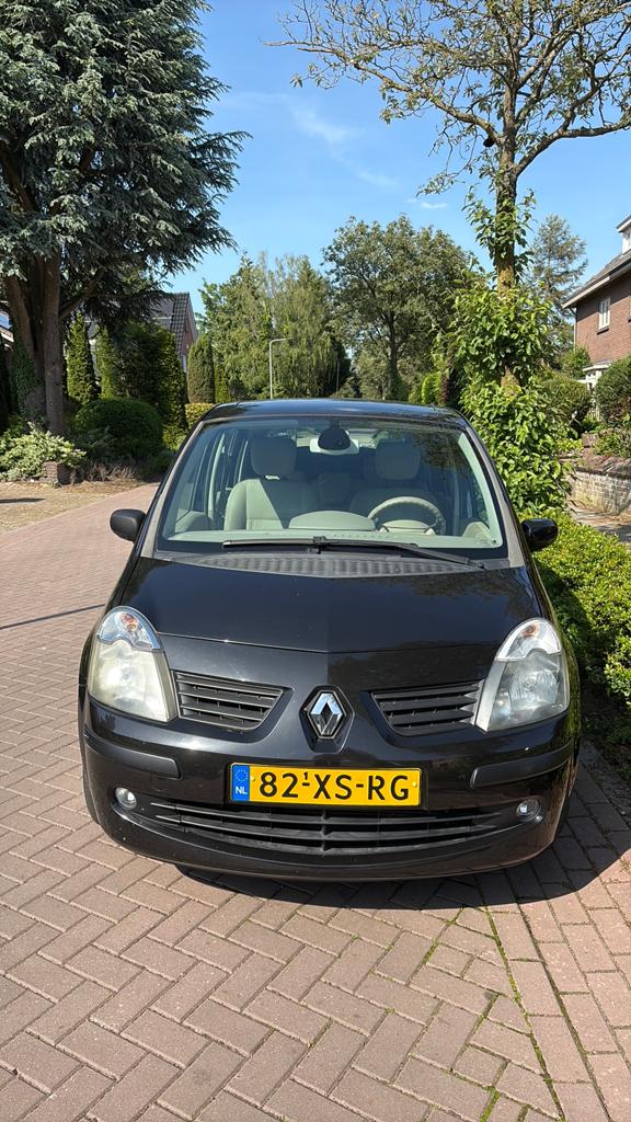 Renault Modus 1.6 16V AUT 2007 Zwart, 4 cilinders, Zwart, Origineel Nederlands, 1180 kg