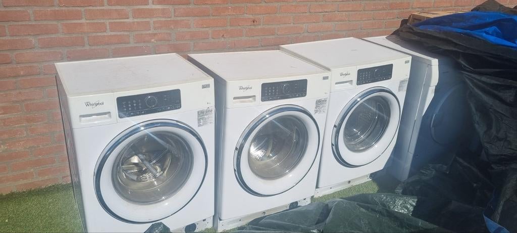 Partij Whirlpool wasmachines - Diverse modellen, 8 tot 10 kg, Ophalen of Verzenden, Gebruikt, Voorlader