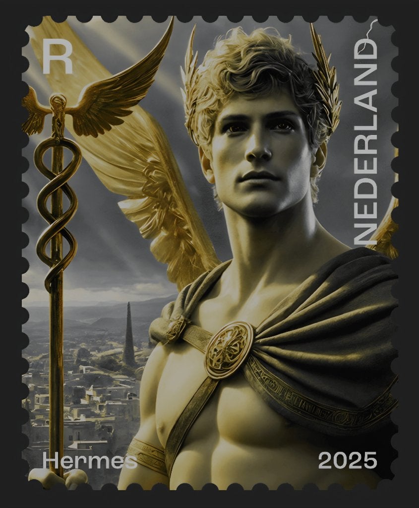 Unieke starters pack crypto stamps GEEL PostNL, Verzenden, Na 1940, Postfris