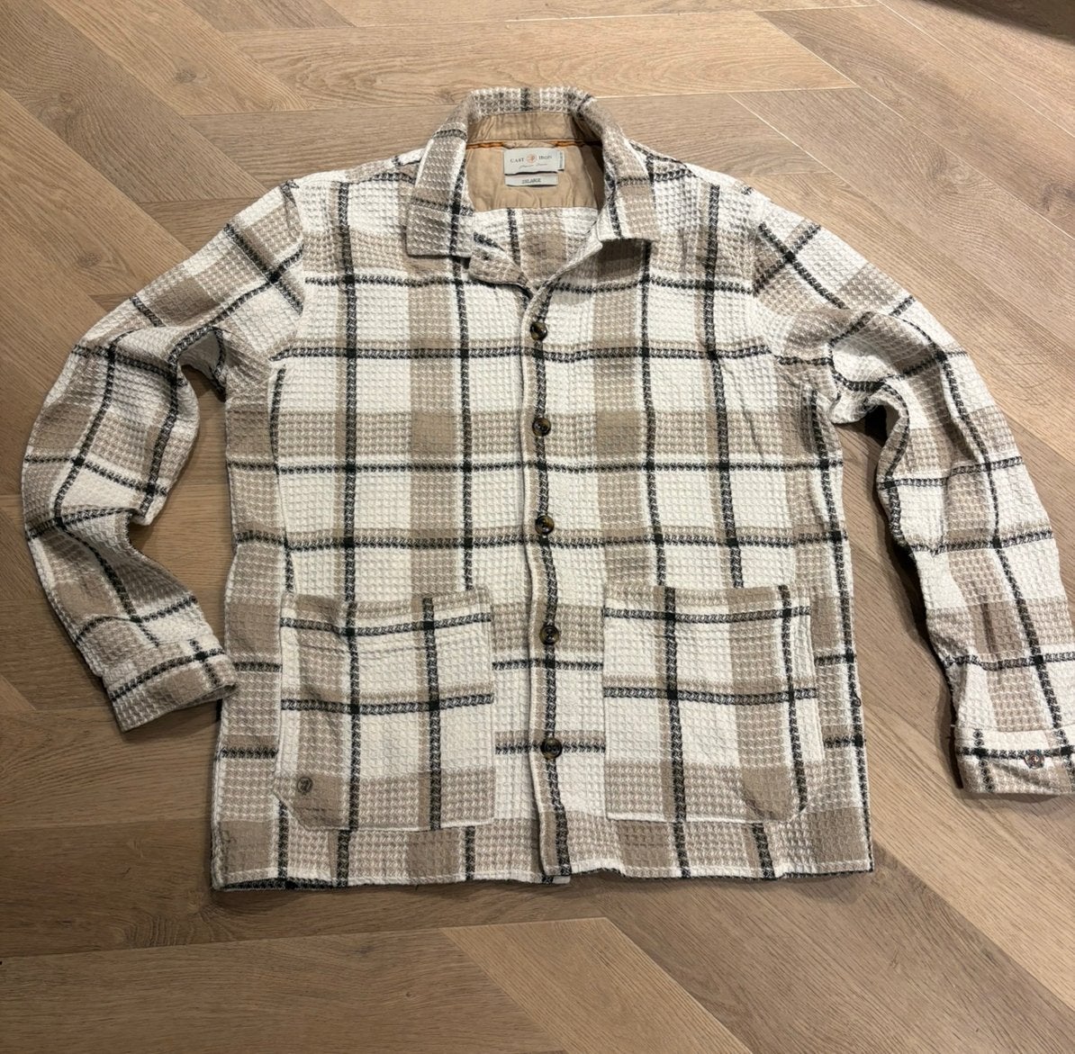 Cast Iron vest 2XLarge perfecte staat, Kleding | Heren, Ophalen of Verzenden, Zo goed als nieuw, Beige, Overige halswijdtes