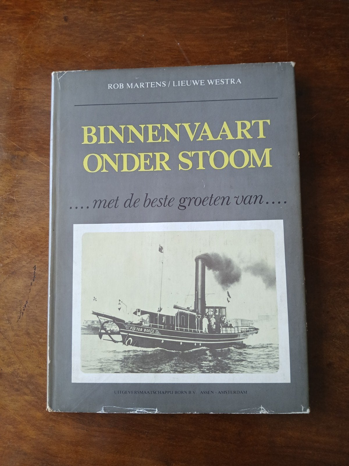 WD015 Binnenvaart onder Stoom - Rob Martens / Lieuwen Westra, Ophalen of Verzenden