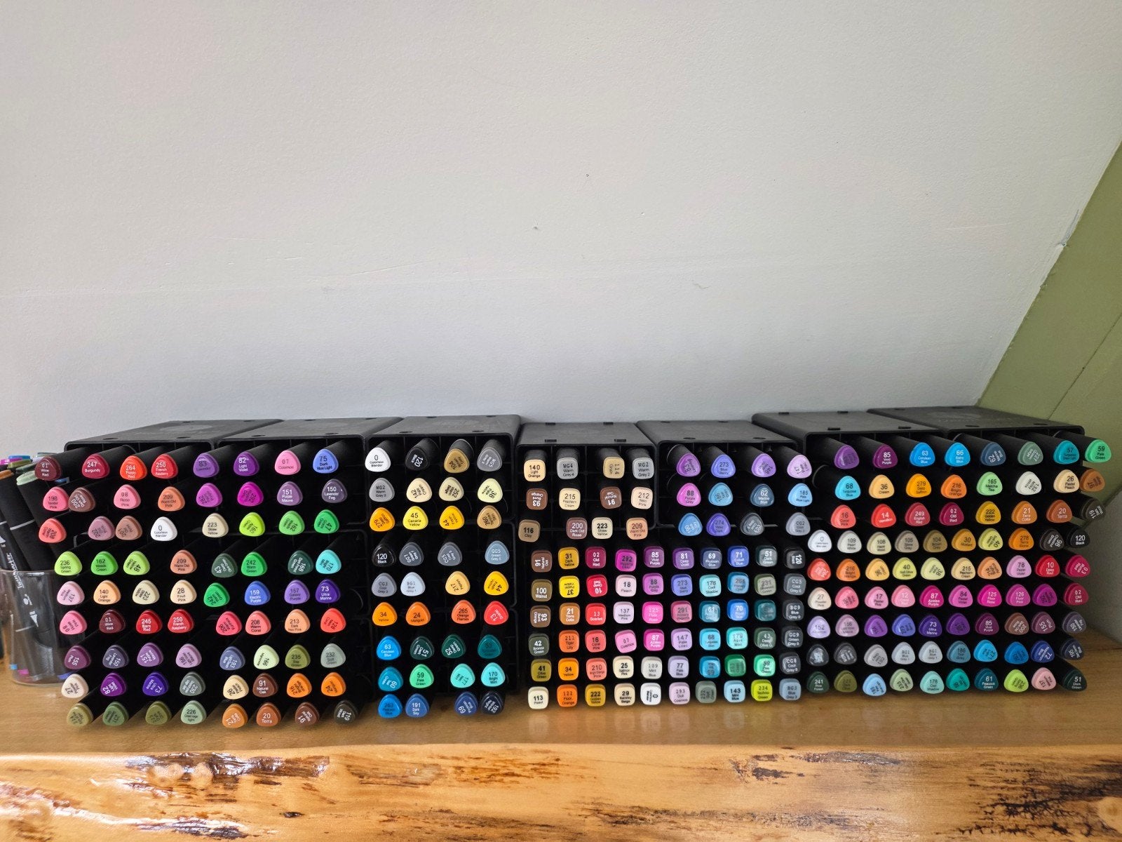 Decotime twinmarkers. Grote set diverse kleuren, Ophalen, Zo goed als nieuw, Potlood of Stift