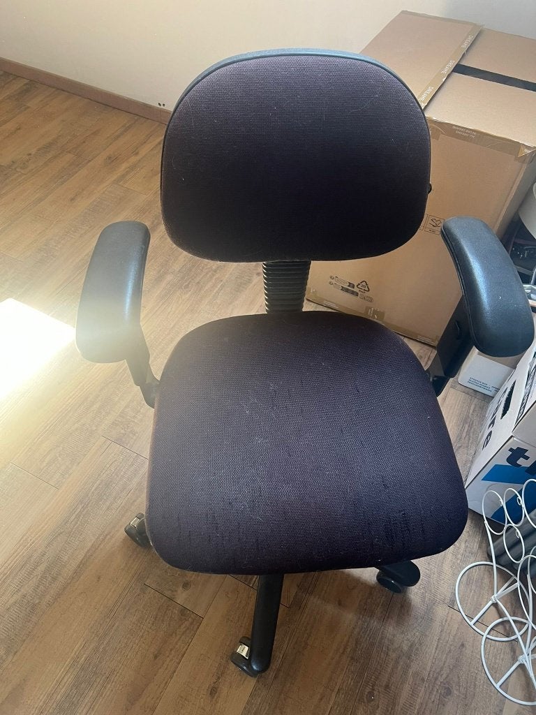 Bureaustoel, Huis en Inrichting, Bureaustoelen, Ophalen, Gebruikt, Zwart, Bureaustoel