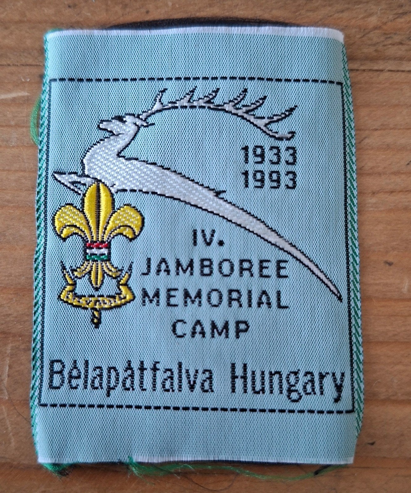 Wereld Jamboree 1933 herinneringsinsigne, Ophalen of Verzenden, Zo goed als nieuw, Embleem, Speld of Insigne