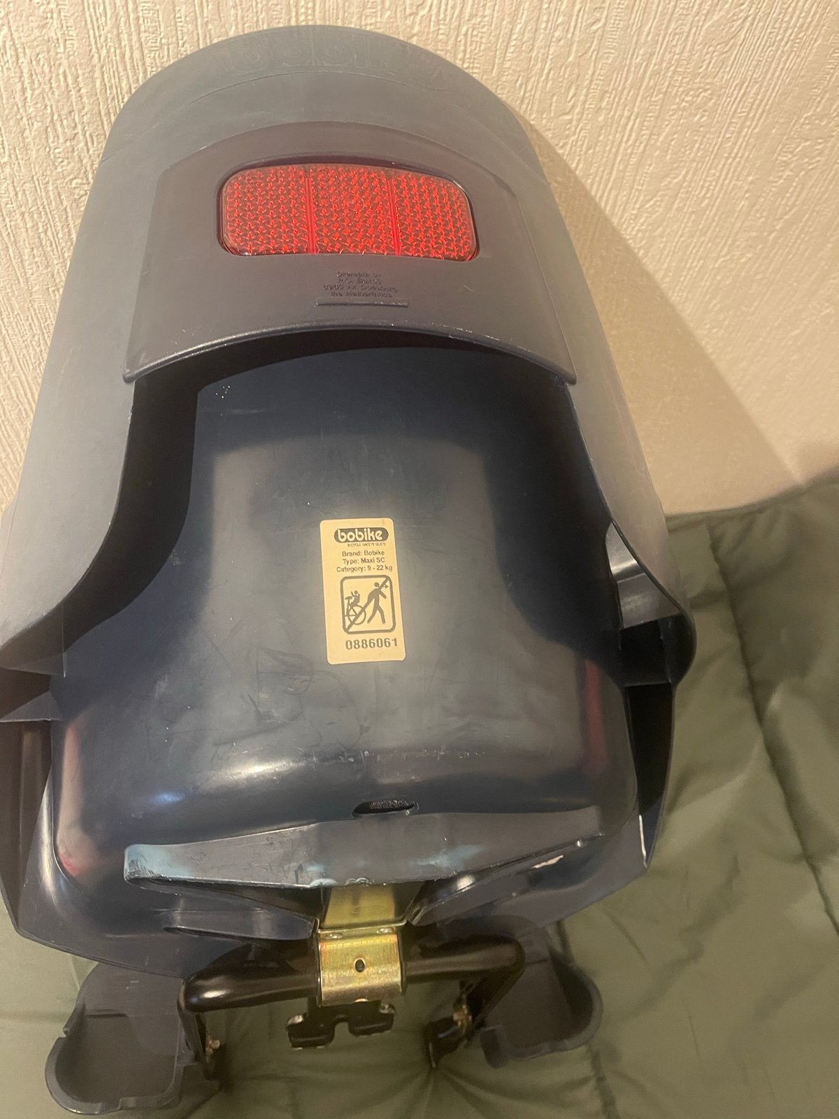 Bobike fietsstoeltje achterzitje met voetsteuntjes, Achterzitje, Ophalen of Verzenden, 9 t/m 36 kg, Gebruikt