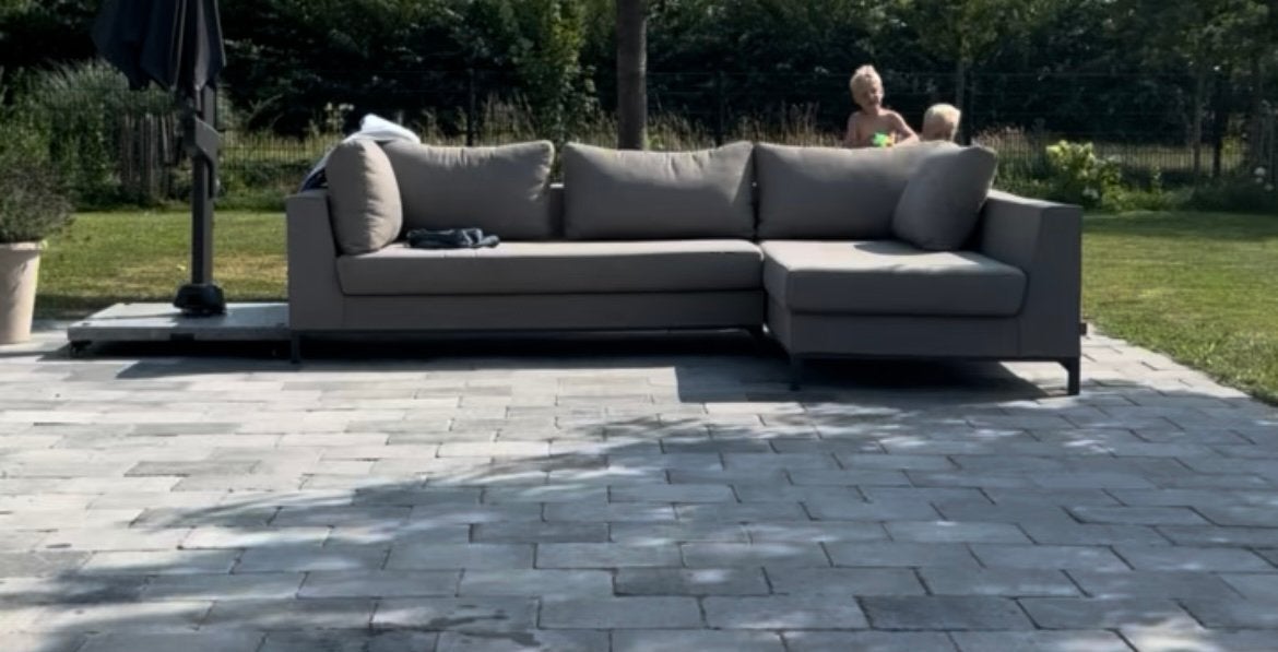 Exotan loungeset Sicilië all weather loungeset rechts, Ophalen of Verzenden, Zo goed als nieuw, Hocker, 5 zitplaatsen