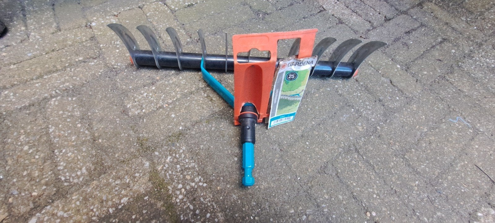 Gardena Combisystem Hark 25 cm -, Tuin en Terras, Ophalen, Zo goed als nieuw, Hark