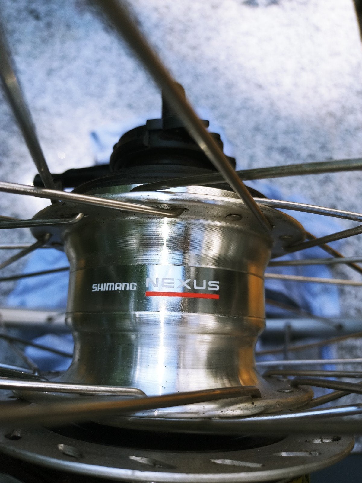 Shimano Nexus 7 versnellingsnaaf / gebuste velg / nexus 7, Fietsen en Brommers, Fietsonderdelen, Ophalen, Zo goed als nieuw, Wiel