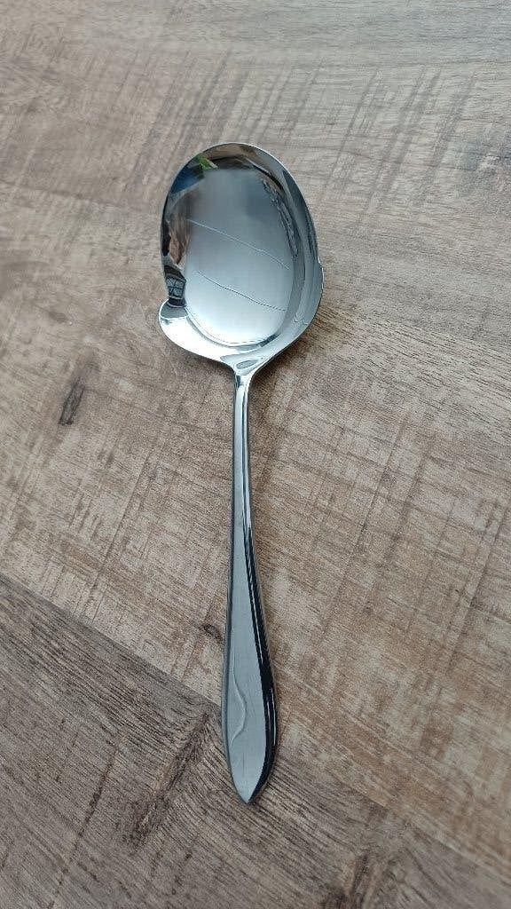 Gero Zilmeta Punt Filet Aardappellepel, Huis en Inrichting, Gebruikt, Gero, Los bestek, Ophalen of Verzenden