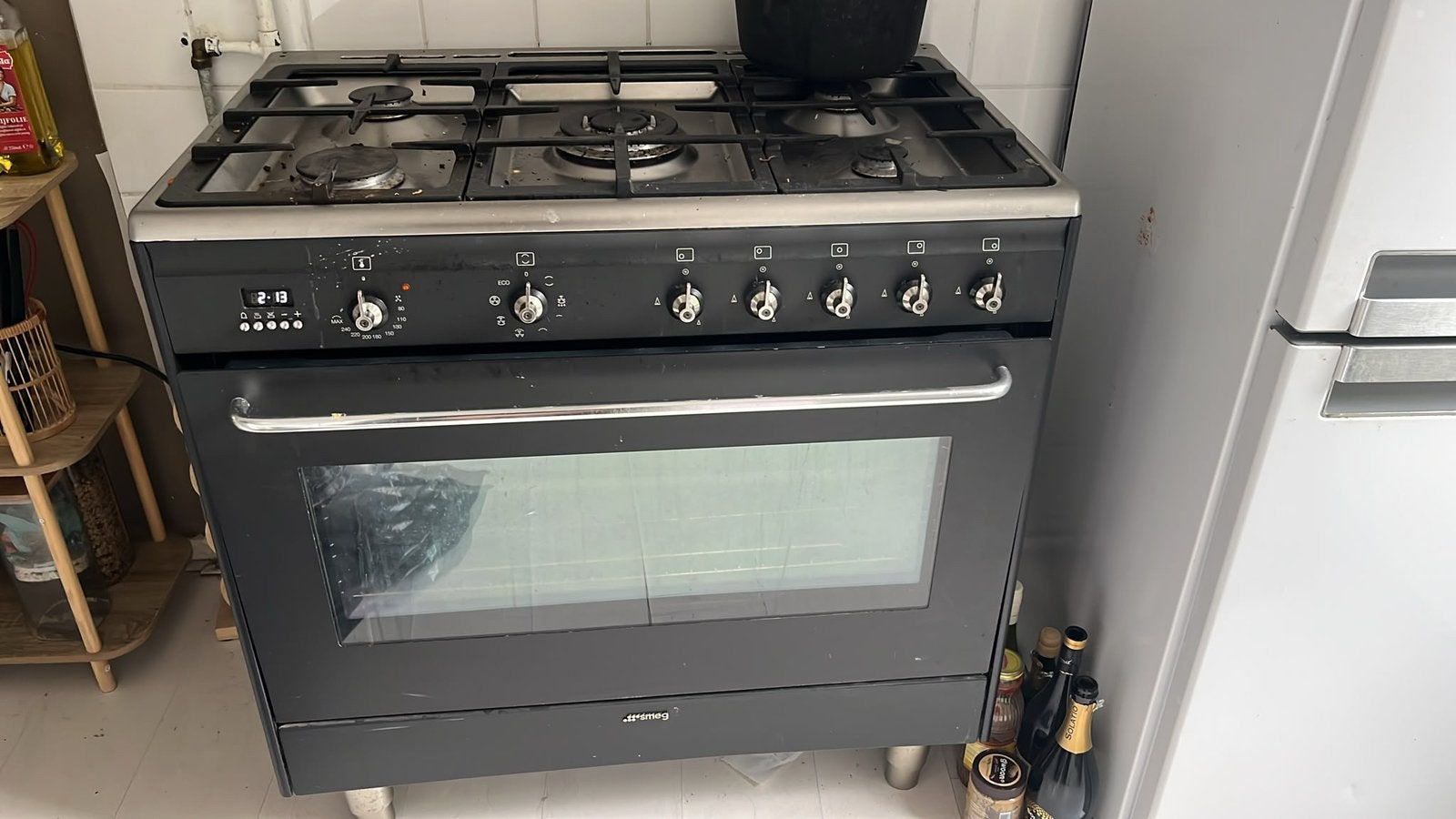 SMEG FORNUIS, Witgoed en Apparatuur, Fornuizen, Ophalen, 60 cm of meer, Zo goed als nieuw, Gas
